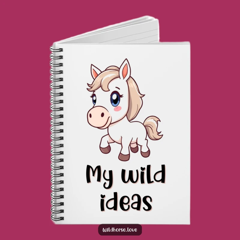 Funny Horse Bucking Notebook: Capture Your Energetic Ideas, Great Gift